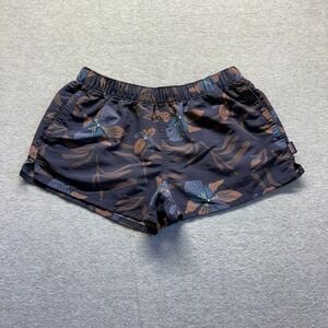 Patagonia Barley Baggies Shorts Womens Medium Wild Iris 2.5" Drawstring Outdoor